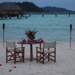 L'hôtel organise des soupers romantiques sur la plage...